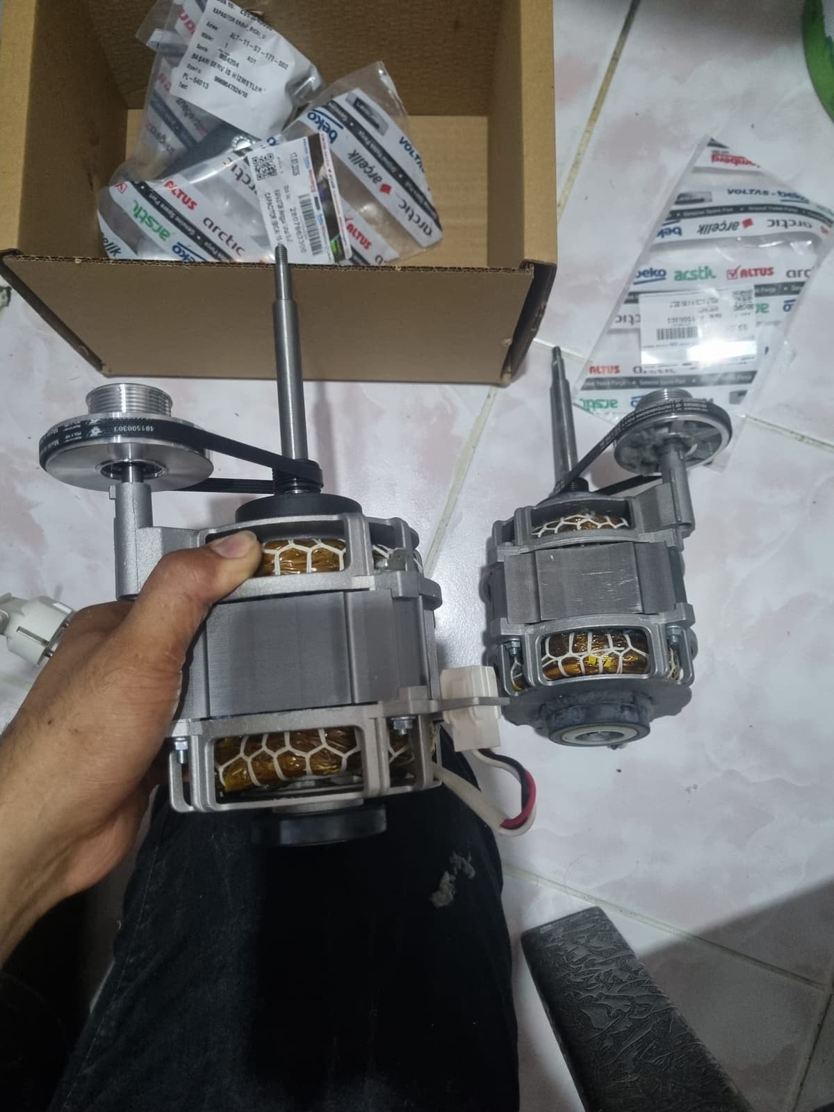 Kurutma Makinesi Orijinal Tahrik Motoru Değişimi